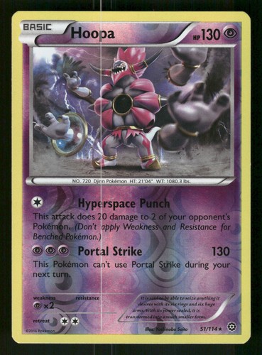 Hoopa 51/114 Reverse Holo Pokemon XY - Steam Siege