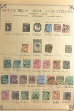 Timbres British India d’Inde Britannique, Provenant d’une collection, Obliéress