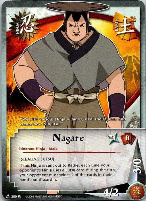 Nagare 380 Naruto Card CCG X1 | eBay
