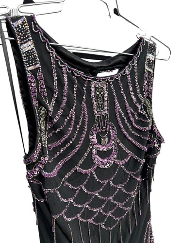 Sue Wong Nocturne beaded fairy mermaid dress sz 4 - Picture 3 of 7