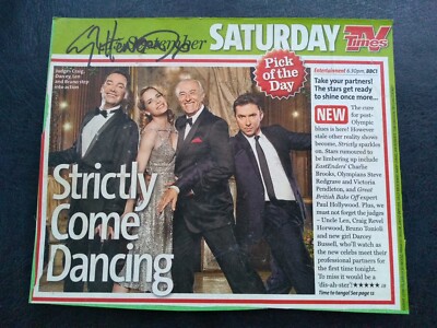craig revel horwood handsigniertes Autogramm 