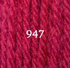 Appleton Tapestry Wool - 11 Yd Skein - Bright Rose Pink Color 947