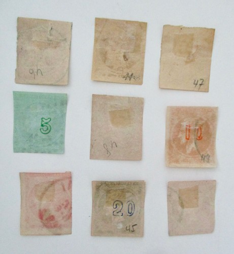 Grèce. Timbres Tête d'Hermès (Années 1860-1890) - Picture 4 of 5