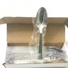 Set of 12 Sant Andrea Stainless Steel Flatware Teaspoons Dozen SA Fulcrum Oneida