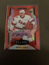 2020-21 Upper Deck Allure #119 Morgan Geekie RC Red Rainbow Auto 
