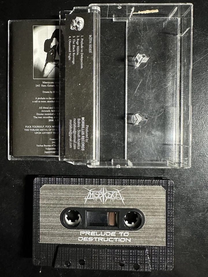 Miserycore - Prelude To Destruction tape "Morbillus Records" 2008 Foto 2 de 2