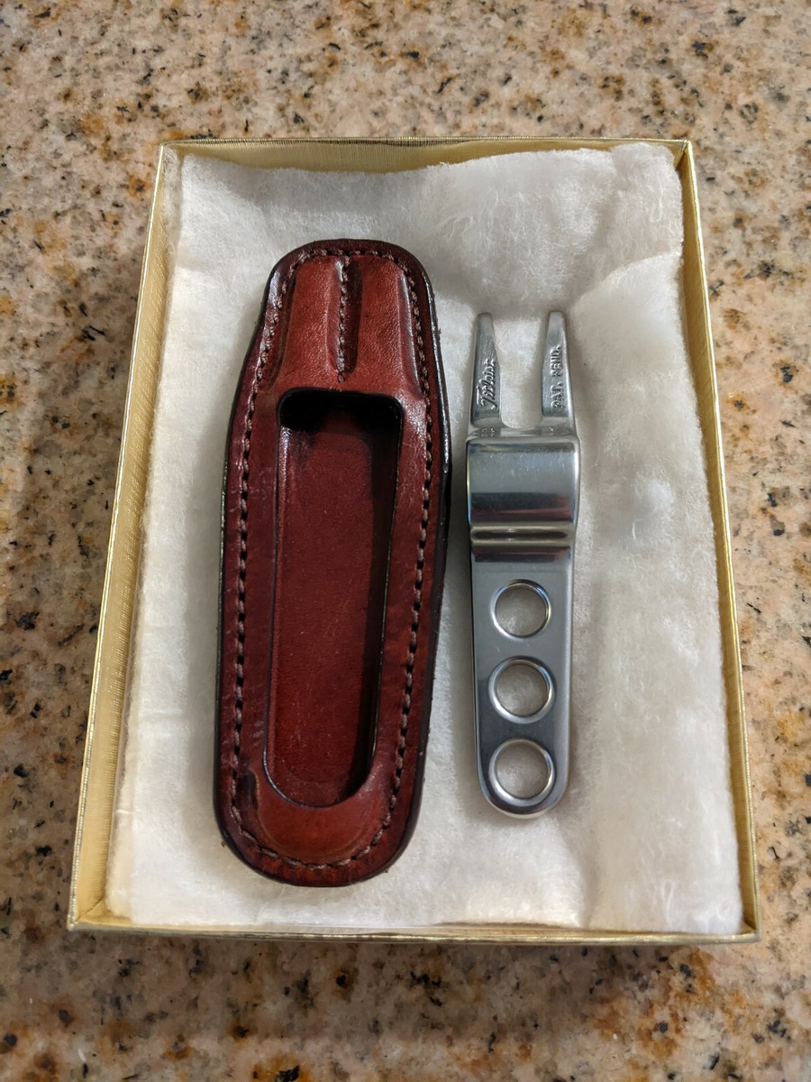 Scotty Cameron Divot/Pivot Tool Stainless Steel w/ Leather