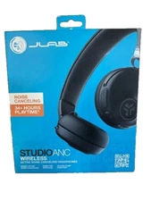 JLab Studio ANC On-Ear Wireless Bluetooth Headphones - NEW OPEN !!!