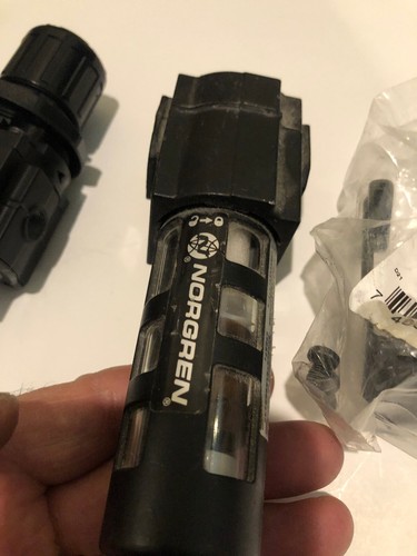 Norgren EXCELON Pneumatic Filter F72G-3AS-001, Regulator R72G-2AS-007, Brkt 4224 - Picture 7 of 10