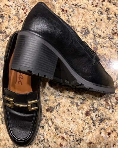 Zodiac Gemma Damengröße US 10 EU 42 klobige Halbschuhe Metallschnalle Anstoßsohle - Bild 8 von 15