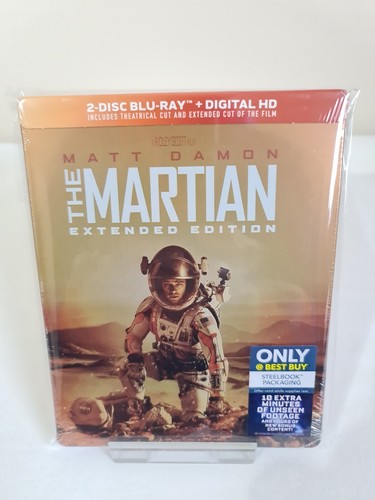 THE MARTIAN BLU-RAY EXTENDED EDITION STEELBOOK, DISPATCH SAME DAY - Imagen 12 de 12