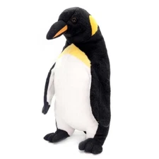 Large Emperor Penguin Plush Toy 14 inch tall Fiesta  Super Soft NWT