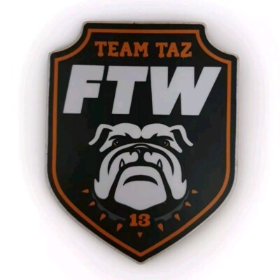 AEW Aufkleber / TAZ FTW Wrestling Sticker All Elite Crate ROH ECW WWE Hook