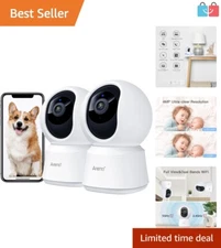 AI Motion Tracking 4MP Indoor Camera - 2-Way Audio & Night Vision Features