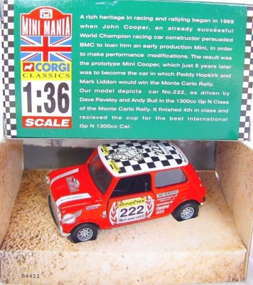 Mini Cooper Rallye & Corgi Model ミニクーパー s-l400.jpg