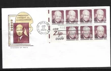 USA SC # 1395d Dwight D. Eisenhower FDC .  HF Cachet