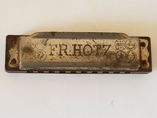 Vintage FR. HOTZ Germany "Atta Boy" German Harmonica