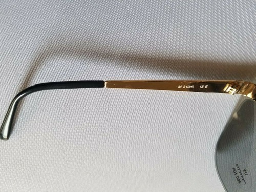 VINTAGE MISSONI OCCHIALI M310/S 18E GOLD MULTI-COLOR GRAY CATEYE SUNGLASS ITALY - Picture 5 of 12