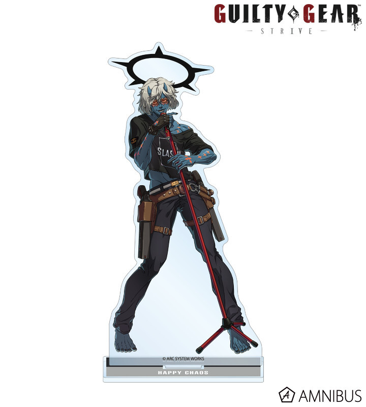 新品未開封 GUILTY GEAR 25周年 ハッピーケイオス アクリルスタンド Guilty Gear Strive Happy Chaos Big Acrylic Stand Figure Band ver