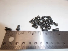 8-36 x 5/16" SS 410 Slotted Fillister Head Machine Screw VINTAGE US Made Qty 25