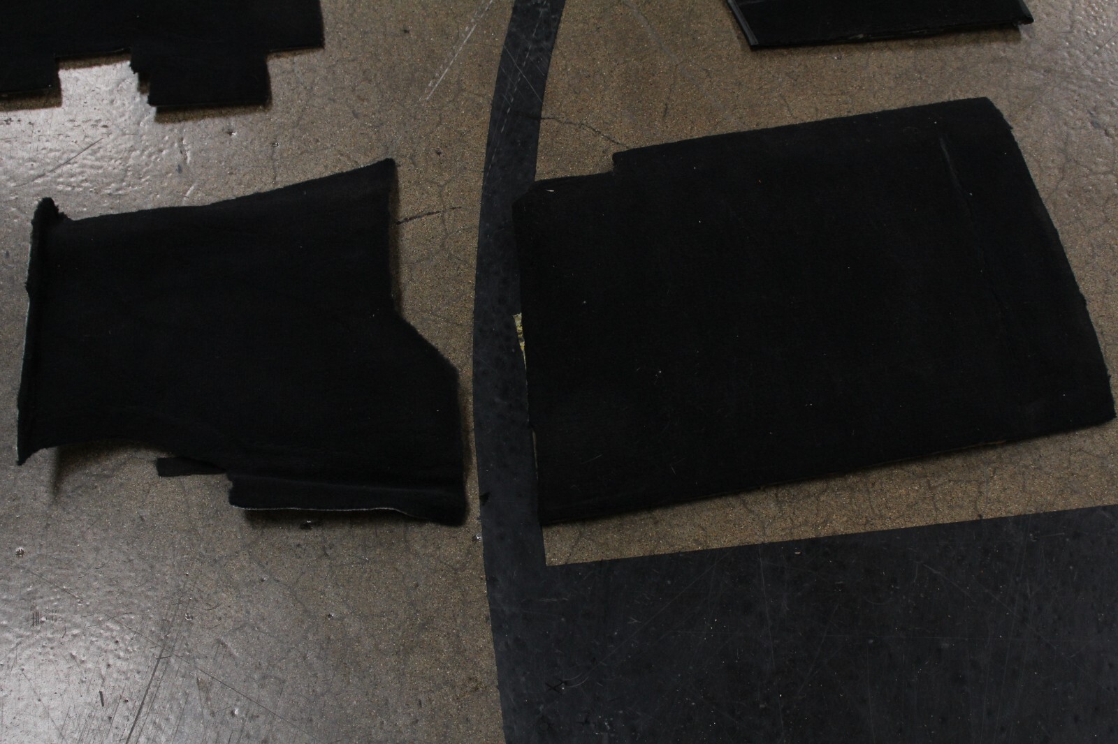 Lamborghini Gallardo, Spyder, Front Carpet, Full Set, Black, Used