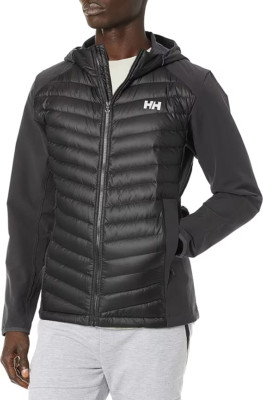 Helly Hansen Herren Verglas leichte Daunenjacke mit Kapuze - schwarz, Small