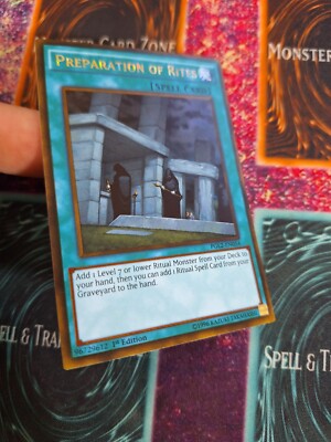Yu-Gi-Oh! Karte 'Preparation Of Rites' (PGL2-EN054) - Gold Rare, 1st Edition