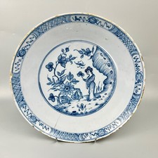 An unusual English delft bowl possibly Lambeth c1760
