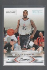 DAJUAN SUMMERS 2009-10 PLAYOFF PRESTIGE DRAFT LIGHT BLUE ROOKIE CARD #234 /999