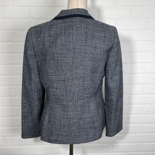 Jones Studio Pantsuit Women 6 Navy Traditional Career Office Boss Lady Executive - Picture 2 of 18