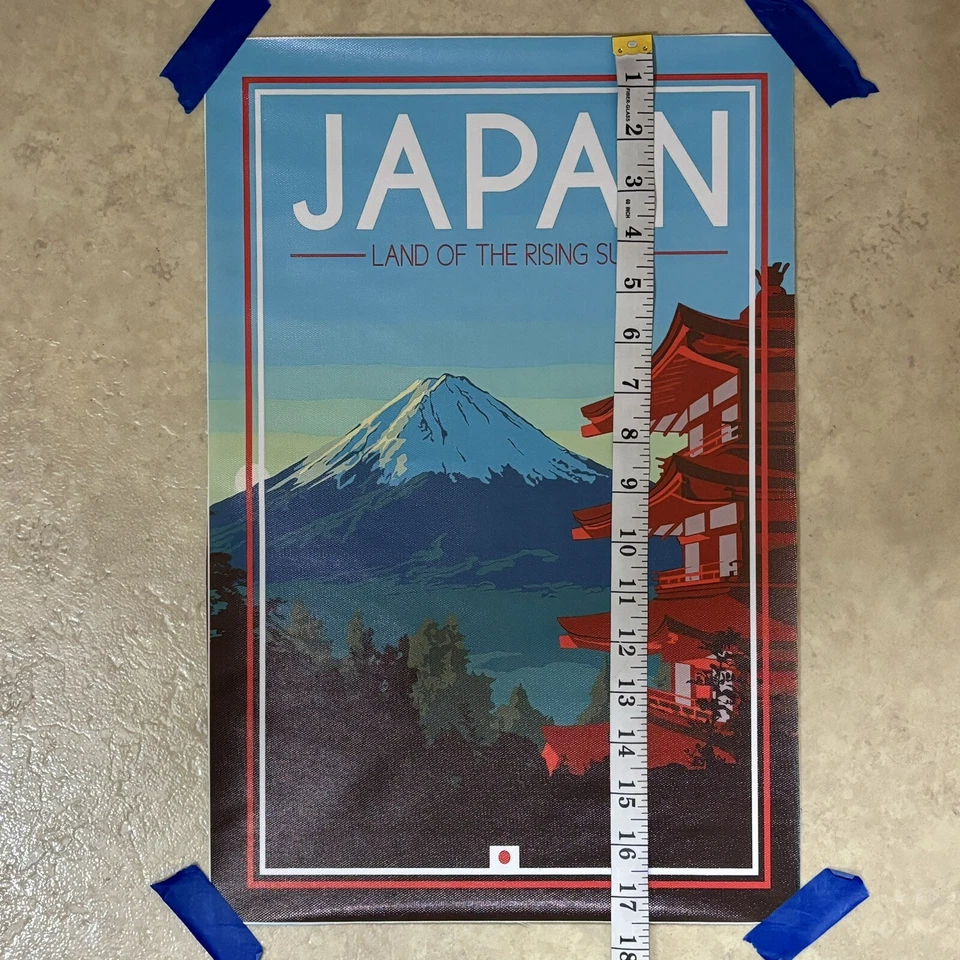 Japan - The Land Of The Rising Sun ✅ Wall Art Canvas Poster Print ✅ 12x18 inch - Image 4 of 4