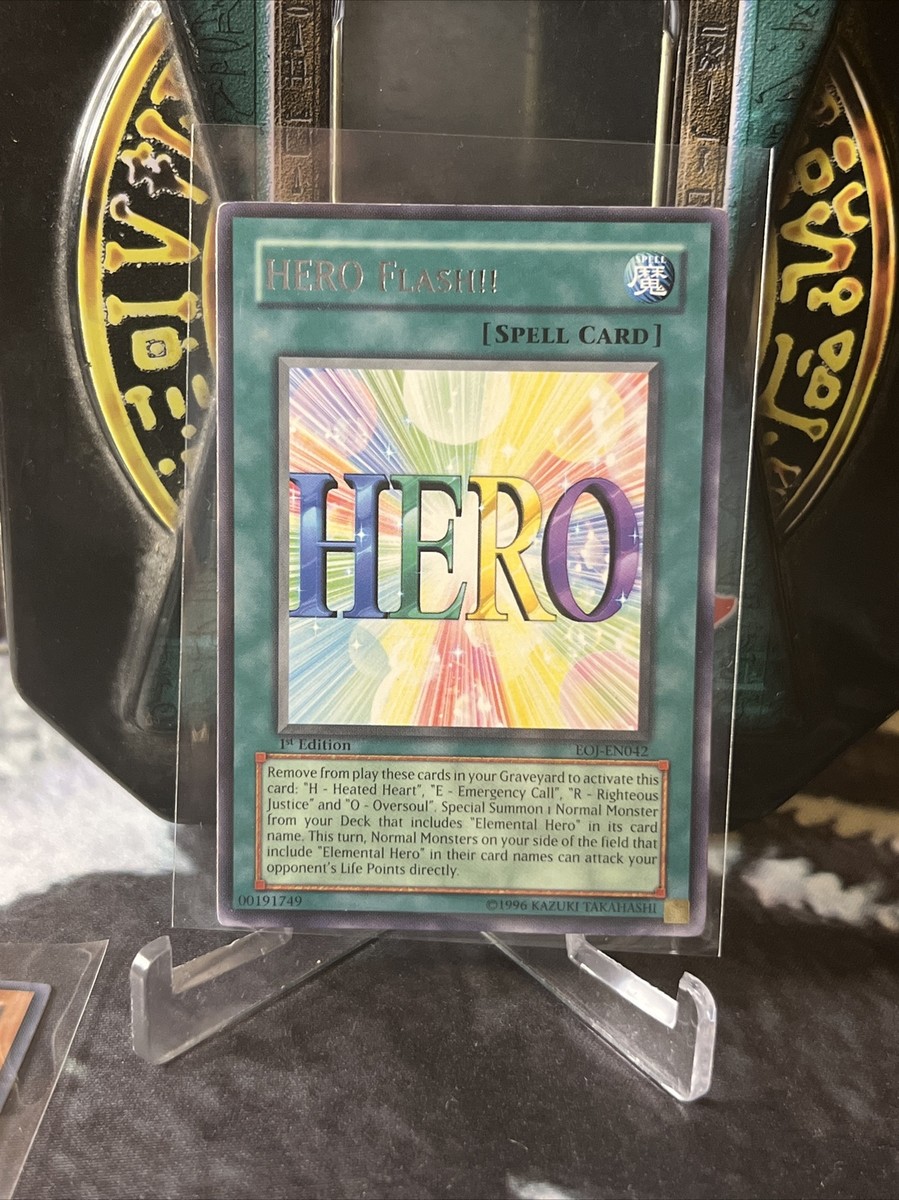 yugioh HERO Flash!! EOJ-EN042 Rare 1st Edition | eBay