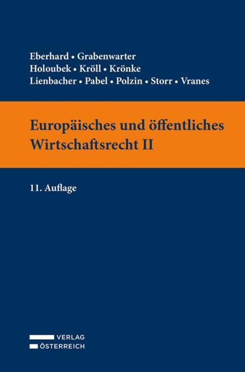 Thumbnail - Europäisches Und Öffentliches Wirtschaftsrecht Ii Harald Eberhard (u.