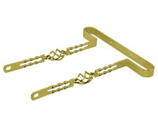 F&R Lowrider Gold 2/Cage Flat Twisted Bumper 20" Bikes Trikes Chopper Cruisers