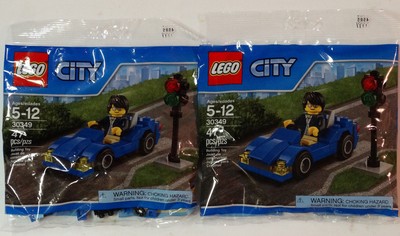 lego city blue car