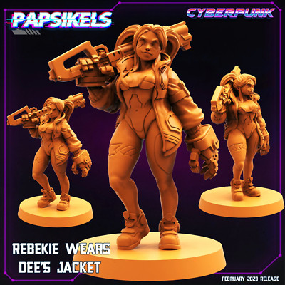 Rebekie | Cyberpunk | Sci-Fi Tabletop Miniature