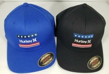 New HURLEY Freedom Fly Flex Fit Hat Blue OR Black 