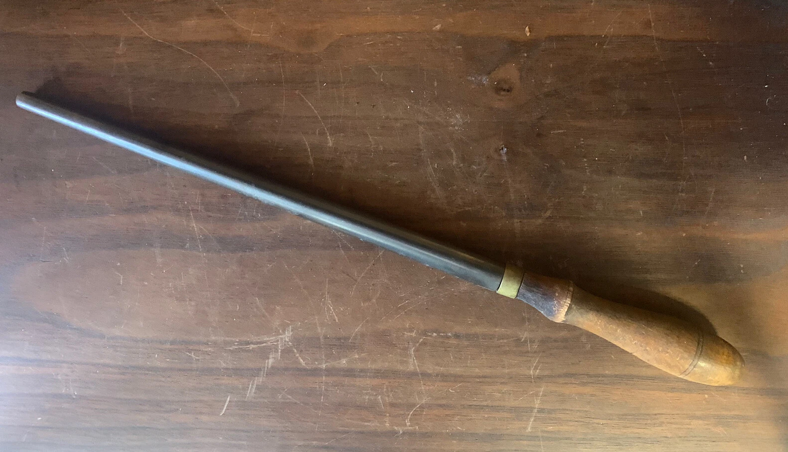 VINTAGE 10" Classic Heavy Duty Carbon Steel Honing Rod with Wooden Handle
Opens in a new window or t