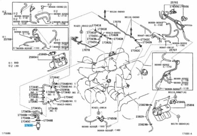 TOYOTA LEXUS Genuine Power Steering Pressure Air Control Valve