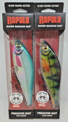 SET-RSS29 2pc Rapala SSDR16 Predator Bait Super Shadow Rap Fishing Lure