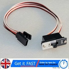 Heavy Duty Receiver On Off Switch Spectrum JR Graupner Futaba Carson etc.. 🇬🇧 