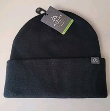 Alpine Design Black Adult Brushed Fleece Beanie One Size