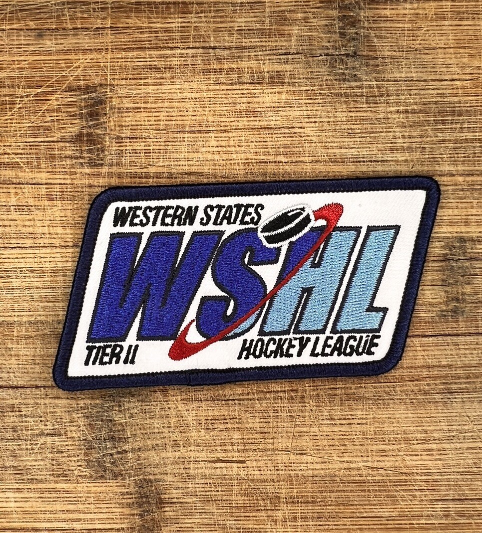 Western States Hockey League WSHL Tier II Embroidered Patch 5x3