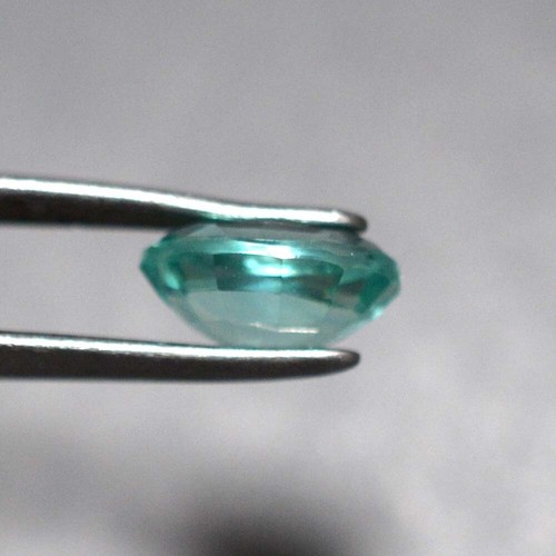 2,30 Kt 8,6x6,5 mm Oval Grün Saphirblau Labor Erstellt Korund VDO SGB7825 - Bild 4 von 4