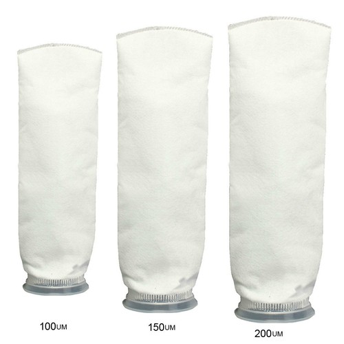 3Pcs 4''x 15 '' 150 Um Pre Filter Sock Bag Sock Reef Tank Acquario Marine Bubble - Foto 9 di 12