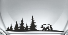Aufkleber Motorhaube Auto Car Style Offroad 4x4 Wild Gelände Bär Grizzly 255
