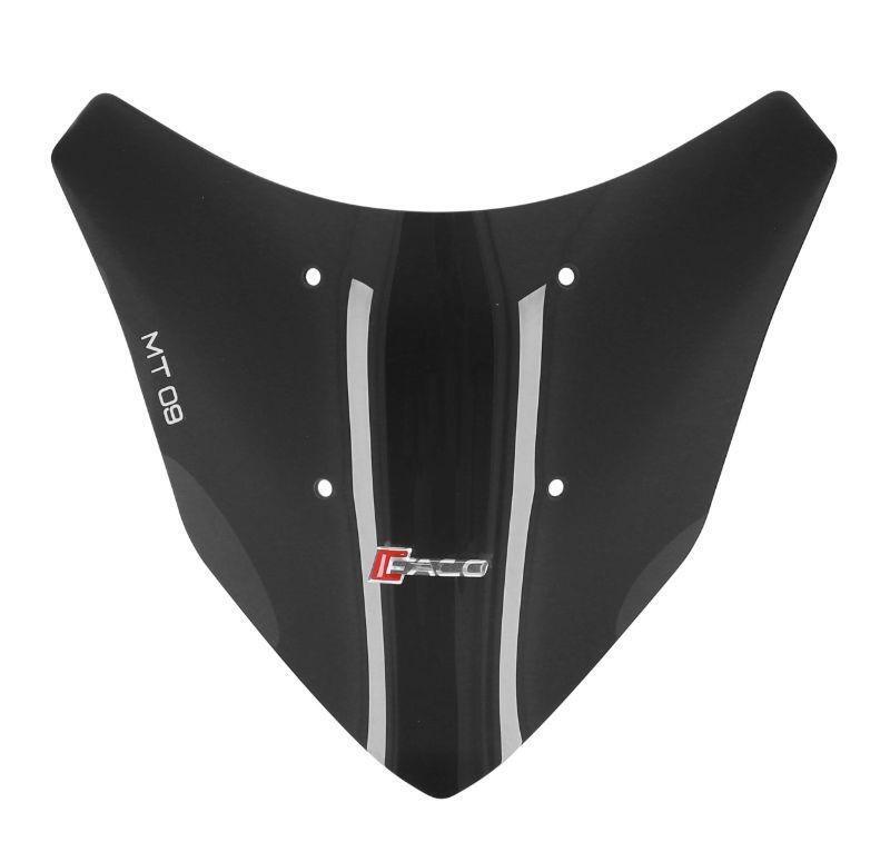 Pare-brise fumé court 290mm Faco pour moto Yamaha MT-09 2017