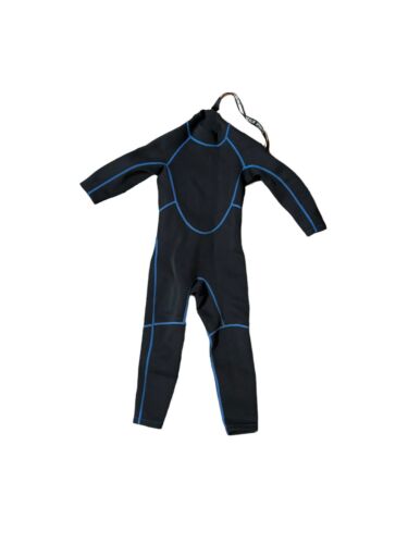 REALON Wetsuit Boys Black Blue Neoprene Full One Piece Thermal Wetsuit Size XS