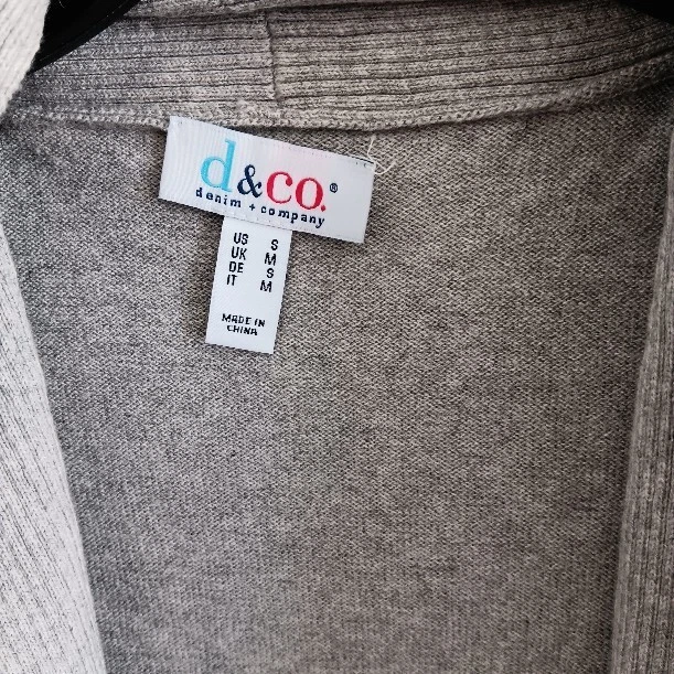 Denim & Co. REG Cashmere Blend Shawl Collar Cardigan - Size Small a671774 - Image 3 of 4