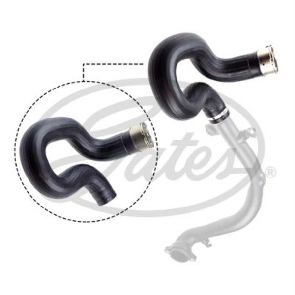 Gates Ladeluftschlauch FüR Fiat 500L 199_ 1.6 D Multijet Tipo Stufenheck 356_-image